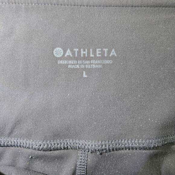 Athleta Mid Rise Salutation Mod Block 7/8 Tight Leggings Women's Size Large - Picture 6 of 6